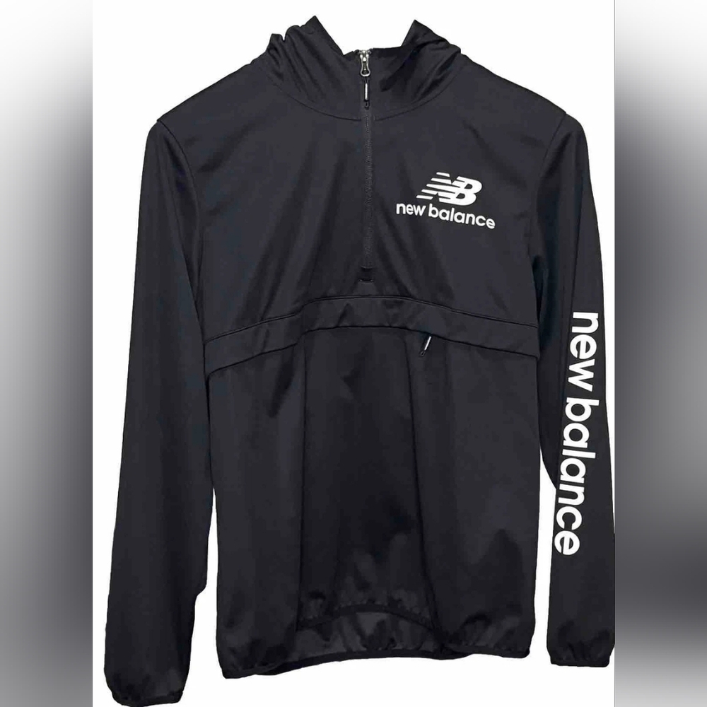 New Balance Black Pullover Jacket, Size L